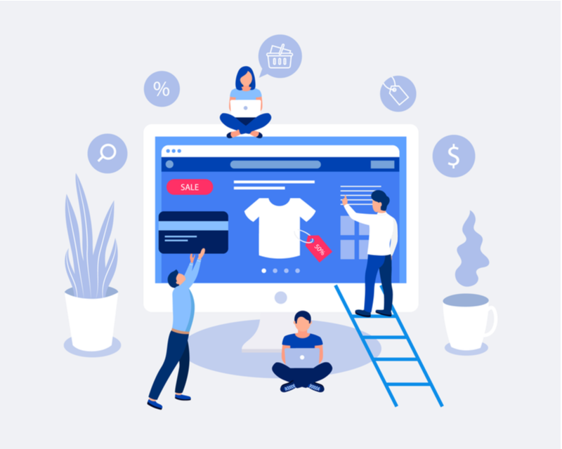 modern ecommerce website design